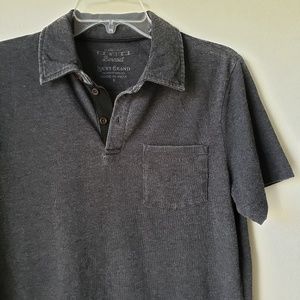 Lucky Brand Classic fit Burnout Polo